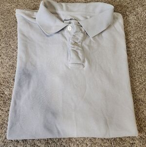 Eddie Bauer Blue Men's Polo Shirt 2XLT TALL